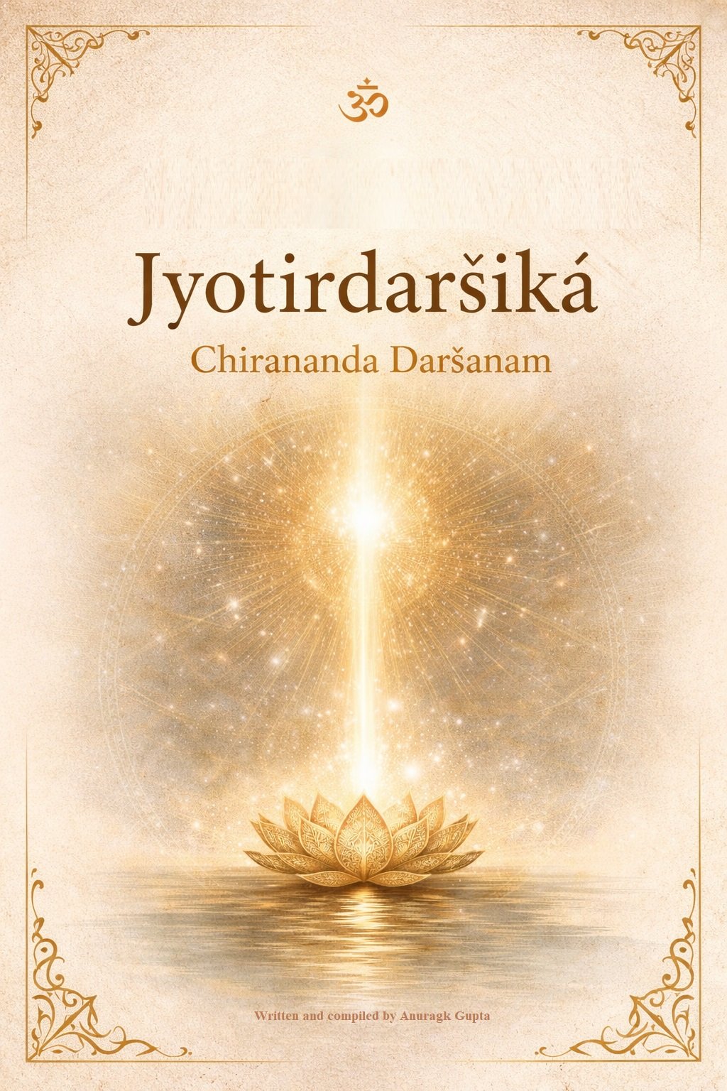Cover of Jyotirdarśikā — Chirananda Darśanam